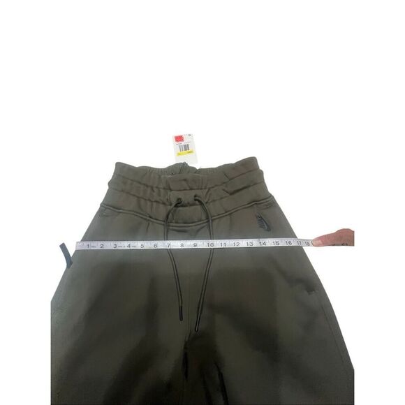 Nike Lab Wide Waist Band High Waist Green Sz S athletic pants NWT - Picture 7 of 8